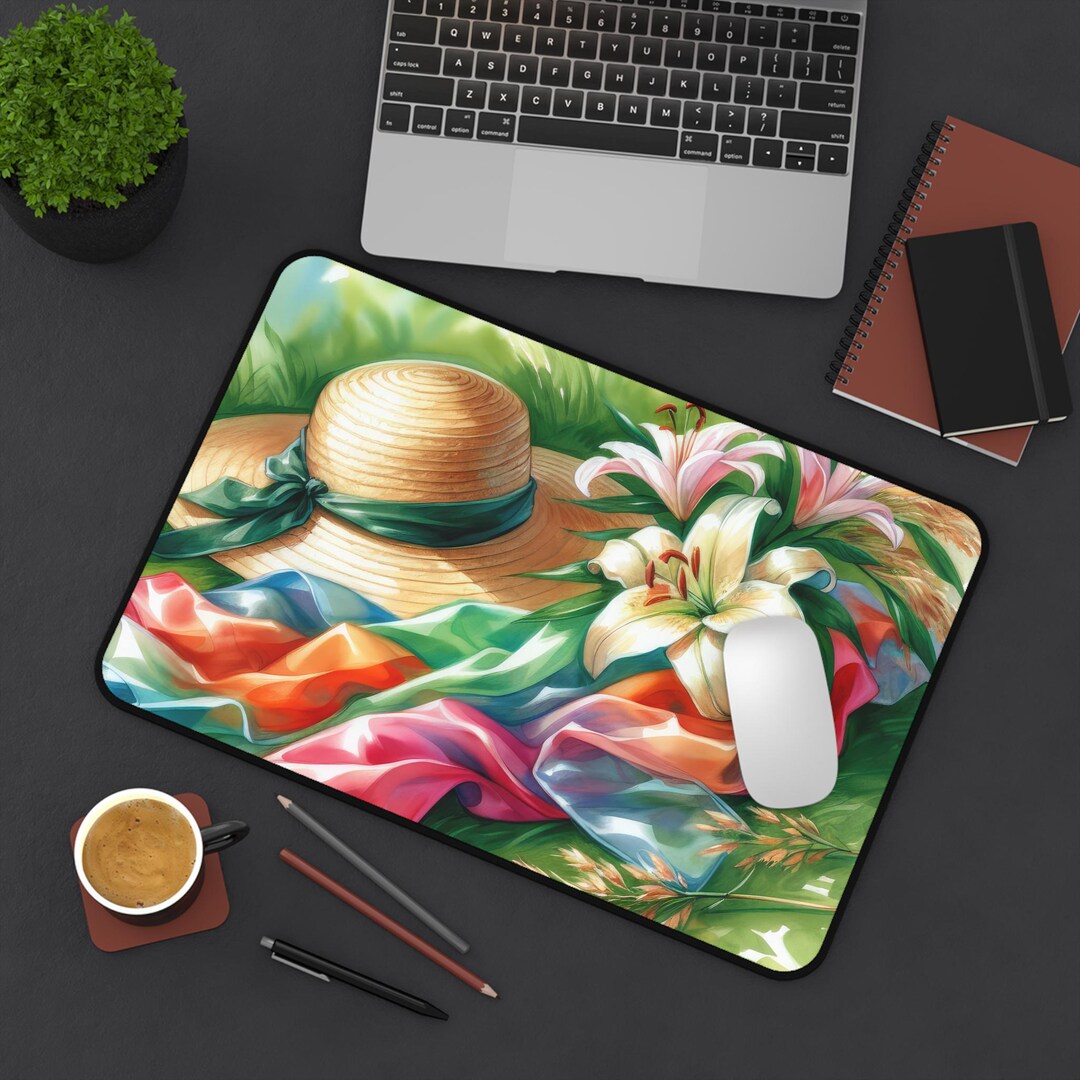 Key Pad Mat Minimalist Keyboard Mat, Vibrant Desk Accessory, Non-slip Mouse Pad ...