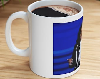 Jasmine Crockett Keramiktasse: Politische Kaffeetasse, feministisches Geschenk