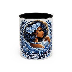 Elegant Blue & White Inspired Ceramic Mug Perfect for Coffee and Tea Lovers Available in 11oz and 15oz sizes
