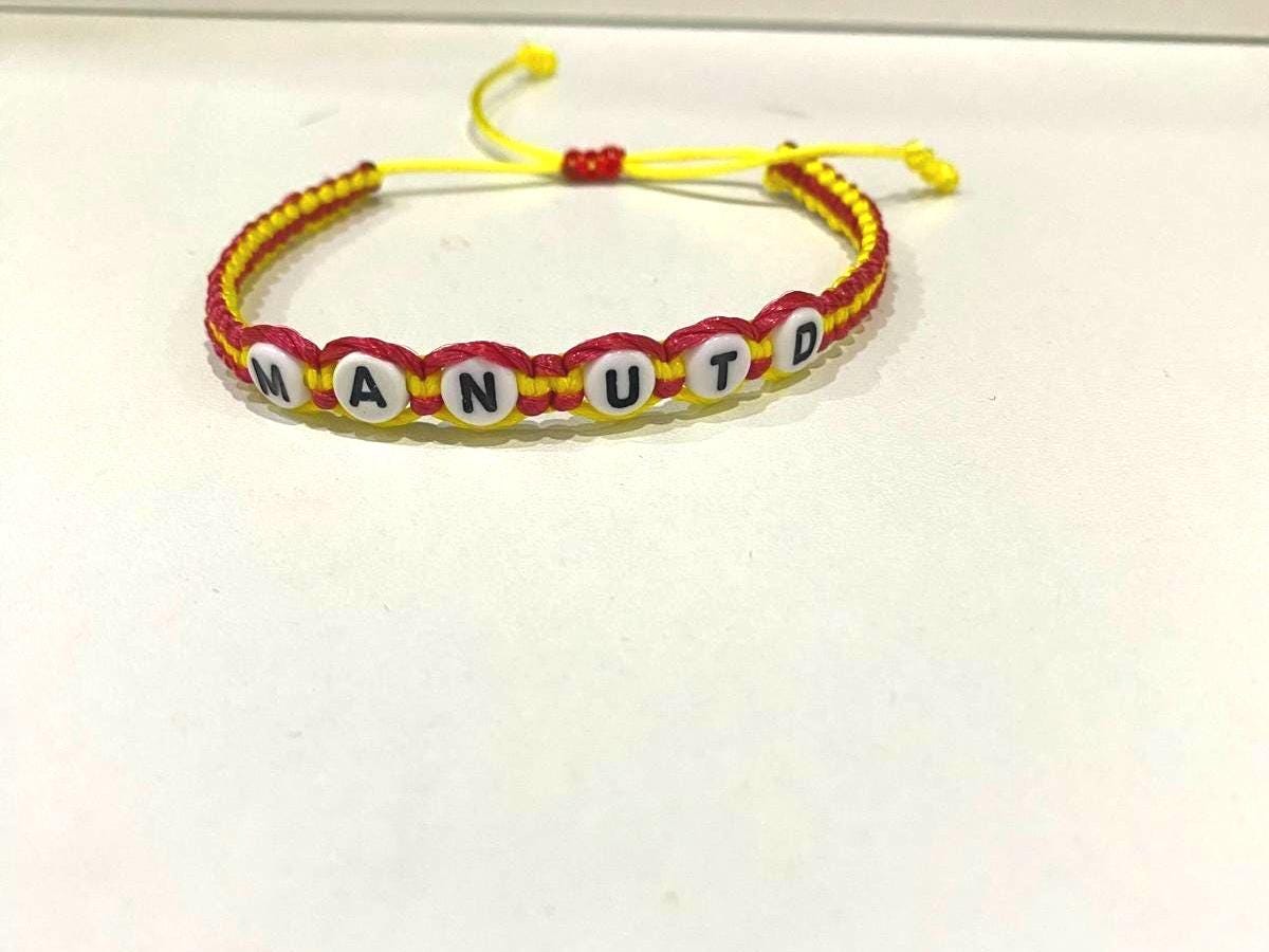 Bracelet En Silicone Officiel Manchester United - Clubs Anglais - Accessoire Supporter