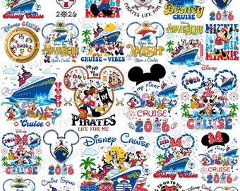 バンドルアドベンチャークルーズライン2026Png、ファミリークルーズ2026Png、ファミリーバケーション2026Png、クルーズフレンズPng昇華、マジカルキングダムPng