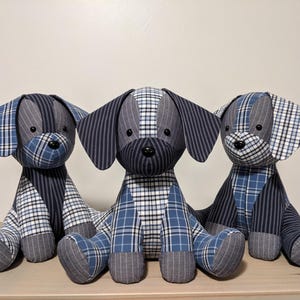 Puppy dog  Memory bear keepsake stuffed animal