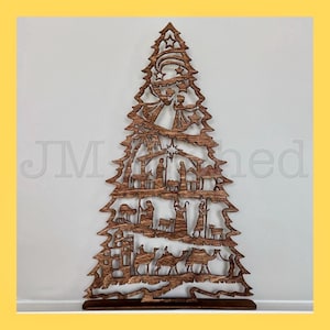 Nativity Scene Standing Tree