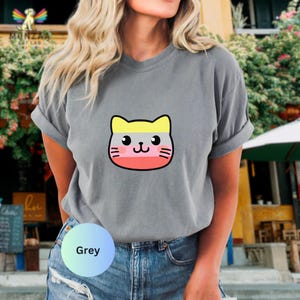 Alterous Pride Cat Shirt, Kawaii LGBTQ Emotional Attraction Tee, Queer Comfort Colors Gift, Nonbinary Romantic Identity Outfit