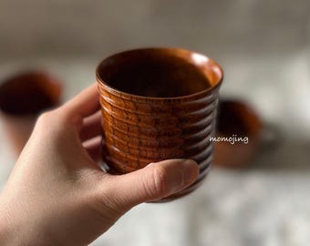 ヴィンテージ常滑焼茶器セット：朱泥赤土急須、湯呑 - Etsy 日本