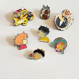 Studio Ghibli Enamel Pin Badge/ Cute Japanese Anime Badge for Bag/Lapel/Shirt/My Neighbor Totoroto