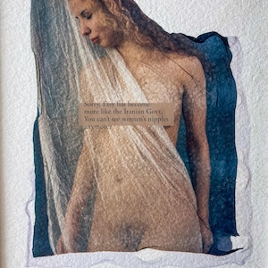 Vintage Nude/Polaroid Transfer