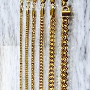 Bracciale A Catena In Corda D'oro Giallo 10K / Bracciale A Catena - Foto 8