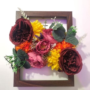 Decorative floral frame