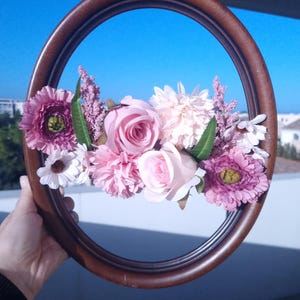 Decorative floral frame