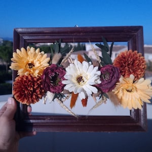 Decorative floral frame
