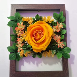 Decorative floral frame