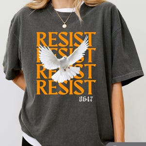 Resist Political T Shirt, Activism Graphic Tee, Anti Trump Shirt, Political Statement Shirt, Resist Fist Shirt, Protest Tee, Graphic T Shirt