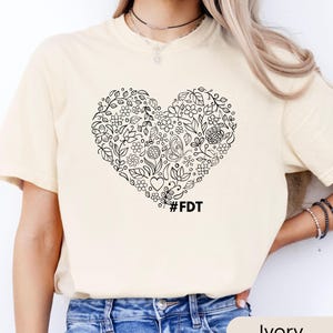Comfort Colors® Subtle Anti Trump Protest Shirt,Anti Trump Gift Subtle F*ck Trump Flower Shirt Democrat Feminist Shirt Political Protest Tee
