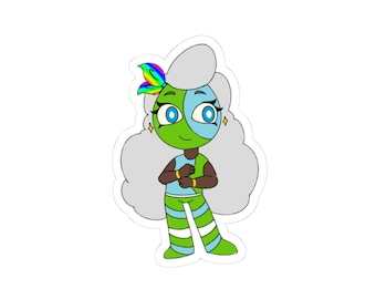 TSaMS chibi Earth sticker