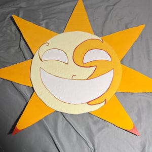 Máscaras DCA do show de sol e lua da Fnaf