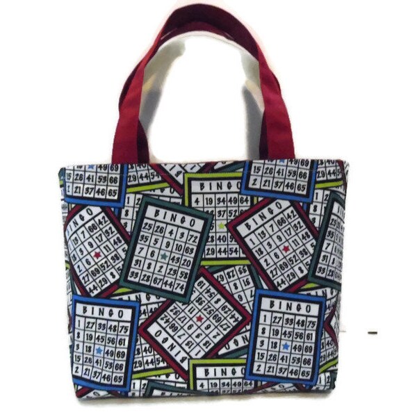 Bingo Gift Bag, Bingo Favor Bag, Bingo Goodie Bag