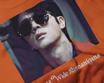 Jin Mafia Design PNG, Kpop Meme Art, BTS ARMÉ rolig meme, World Wide Shenanigans typografi, Seokjin mafia Design, Komisk Digital Nedladdning