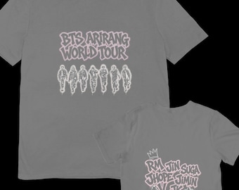 BTS Arirang världsturné PNG | Gruppkoreodesign | Sprayfärg i graffitistil | BTS-fansångdesign | Digital nedladdning