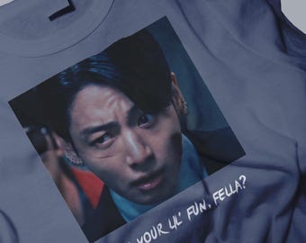 BTS JK Mafia Design PNG, Kpop Meme Art, BTS ARMÉ rolig meme, hade din lilla kul typografi, JK Mafia Design, komisk digital nedladdning