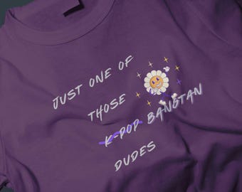 Einer dieser Bangtan Dudes PNG, BTS Standard Design, Sonnenblumen Sublimationsdesign, minimalistischer Typografie png, ARMY inspirierter digitaler Download