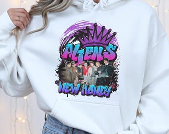 BTS ALIENS New Honey PNG | Fan-Art inspiriert vom Arirang-Album | Design inspiriert vom koreanischen Erbe | Graffiti-Stil | Digitaler Download