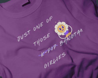 Nur ein Bangtan Girlie PNG, BTS Standard Design, Sonnenblumen Sublimationsdesign, minimalistische Typografie png, ARMY inspiriert digitaler Download