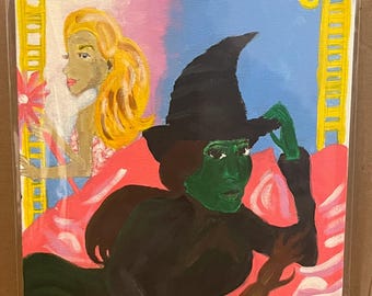 Acrylbild | Inspiriert von Wicked 8,5 "x 12" Zoll