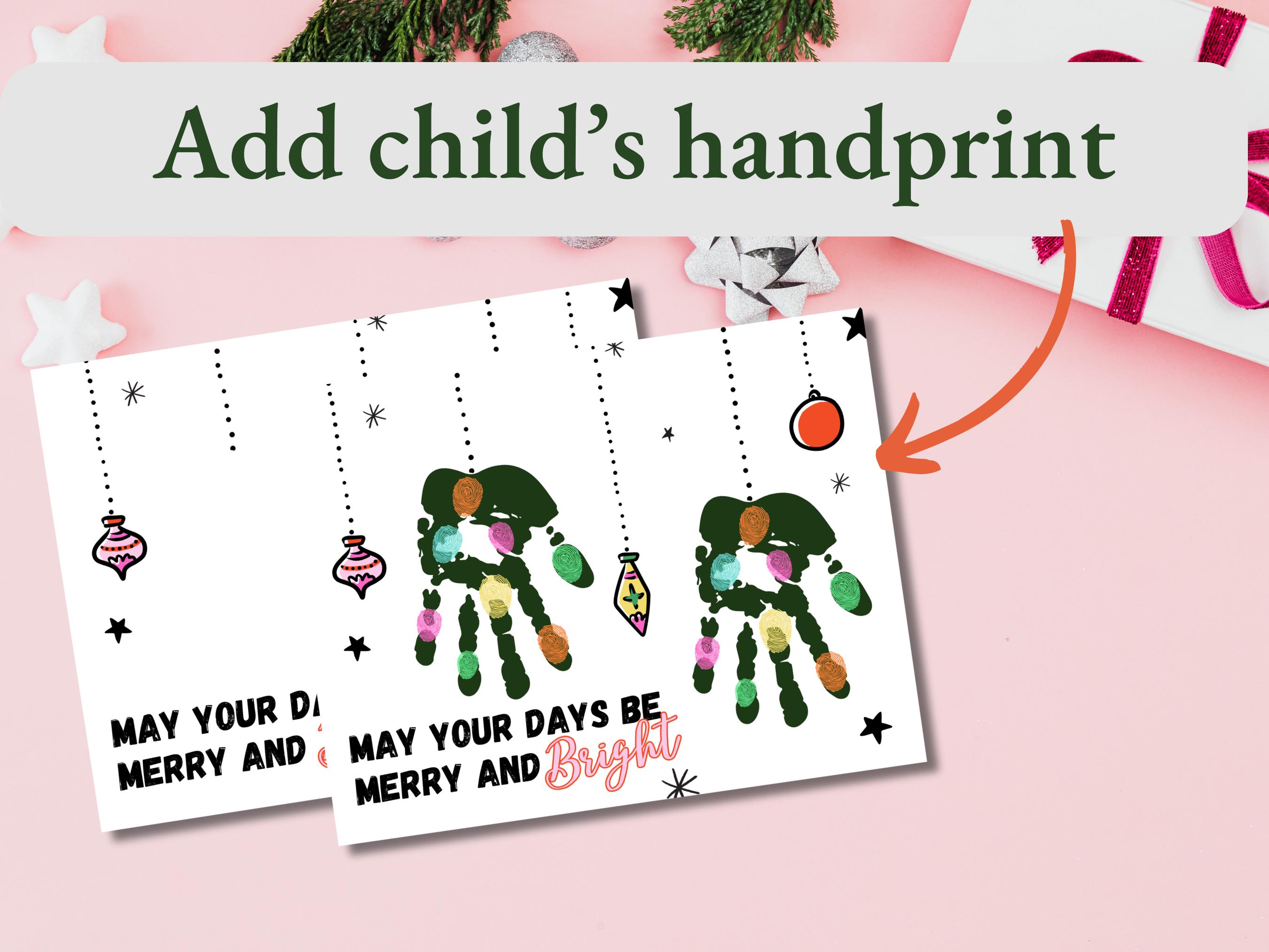 Christmas Handprint Craft, Handprint Art, Daycare Activity, Preschool ...