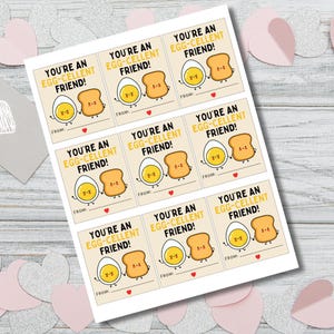 Tags pour la Saint-Valentin, vous êtes un excellent ami pour les enfants · uf coeur d'amour à imprimer, pour la classe Saint-Valentin · Étiquette pour la Saint-Valentin à télécharger