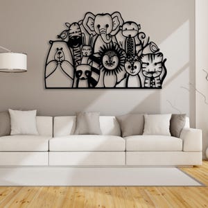 Animals DXF, AI, EPS, Svg, Png Files |Wall Art | Cut File for cnc, Plasma, Laser, Glowforge, Cricut