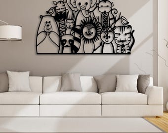 Animal Wall Art, CNC Laser Cut Files (Digital Download)