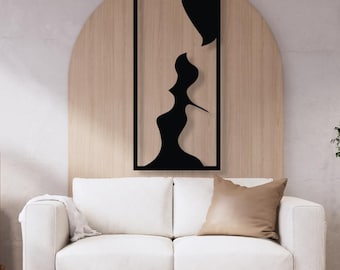 Minimalist Abstract wall decor, DXF, EPS, Png, Ai SVG Files, Leather Engraving, Etching Vector file, Cnc cut