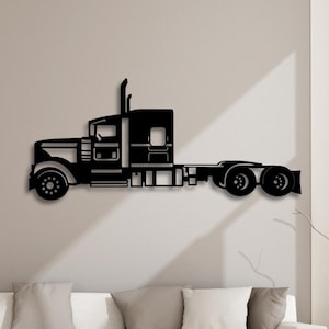 LKW Laser geschnitten DXF, SVG, Eps, Png-Dateien, LKW Wohnkultur, Wandkunst, Cut File für Cnc Plasma Lasers