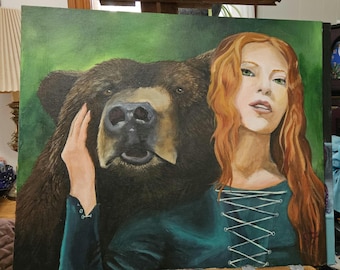 I Choose the Bear Print 20x24 on premium matte paper