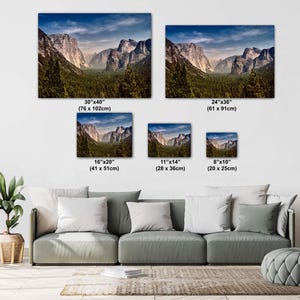 Yosemite Tunnel View,Tunnel View Print,Yosemite Canvas Art,Yosemite Wall Decor,El Capitan Art,Half Dome Art,Yosemite Valley Print,Bridalveil Fall Art,Landscape Photography,National Park Art,Yosemite Metal Print,Nature Wall Decor,Yosemite Gifts