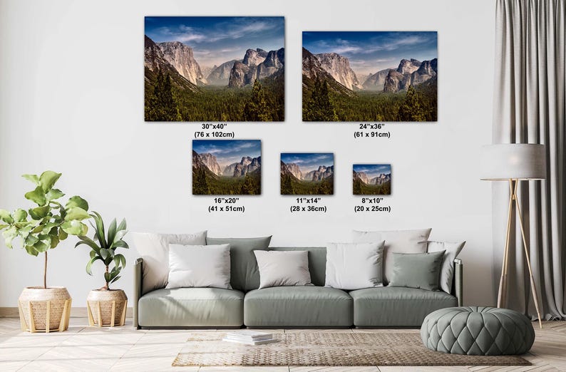 Yosemite Tunnel View,Tunnel View Print,Yosemite Canvas Art,Yosemite Wall Decor,El Capitan Art,Half Dome Art,Yosemite Valley Print,Bridalveil Fall Art,Landscape Photography,National Park Art,Yosemite Metal Print,Nature Wall Decor,Yosemite Gifts
