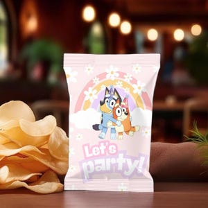 Bluey Chip Bag diy printable
