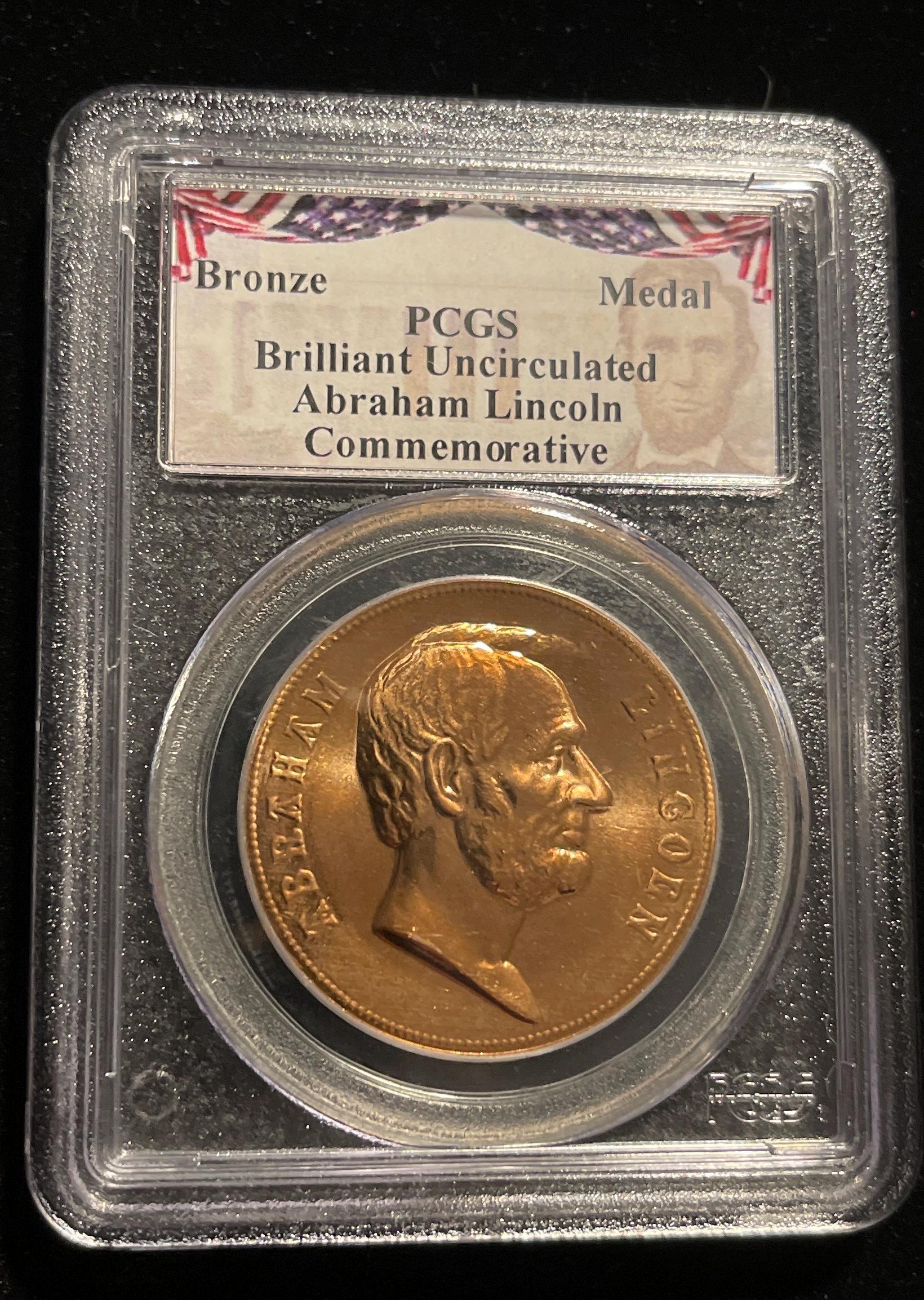 アブラハムリンカーン　メダル　ヴィンテージ Lincoln medal - Etsy 日本