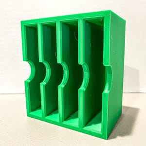 Portacassette a 4 scomparti – Espositore retrò per scrivania o scaffale