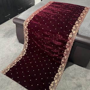 velvet bridal shawl