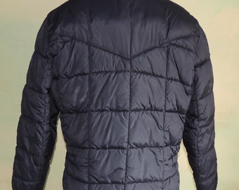 S M 70s 80s Western Style Ski Jacket Puffer Coat Walls