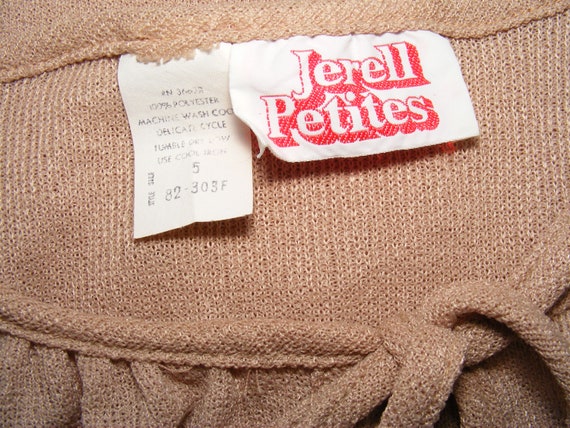 M Soft Knit Dress Sleeveless Jerrell Petites Vint… - image 8