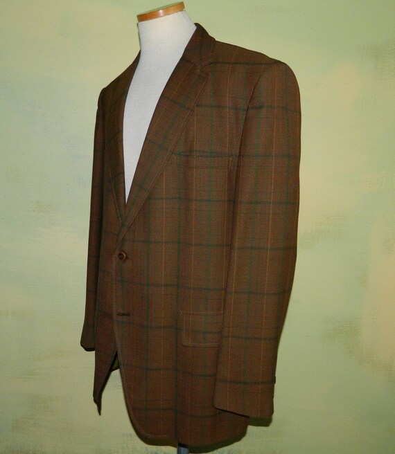 44 L années 60 Mad Men Vintage des années Penny 60 Penny années Towncraft laine Sport manteau à carreaux carreaux vert et marron 9cd3ac 44 L années 60 Mad Men Vintage des années Penny 60 Penny années Towncraft laine Sport manteau à carreaux carreaux vert et marron 9cd3ac