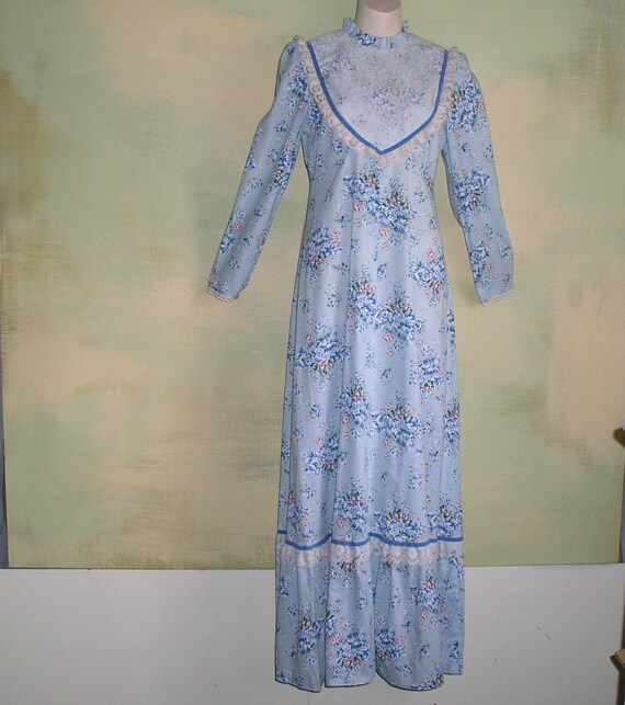 Vintage 1970s Little House on the Prairie Dress B… - image 6