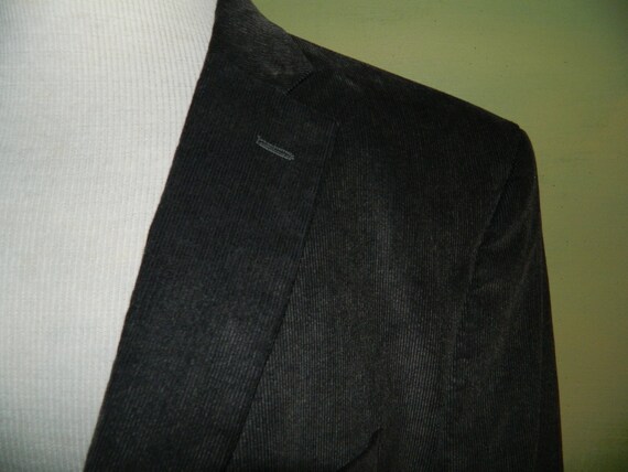 50 50R Ralph Lauren Chaps coton coton Chaps veste en velours côtelé cuir coude Patches joint foncé gris 595295 50 50R Ralph Lauren Chaps coton coton Chaps veste en velours côtelé cuir coude Patches joint foncé gris 595295