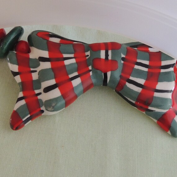 90S Ruby Z Candace Loheed Chunky Bow Ceramic Neck… - image 8