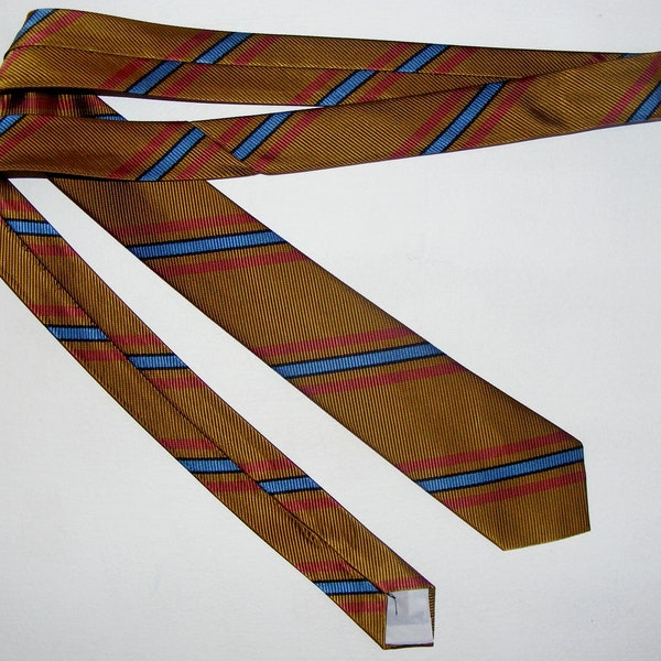 Shimmer Tie Back- Diagonal Stripes
