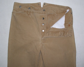 Vintage Scully Canvas Western Pants W34 L35 - Buckle Back Old West Rangewear