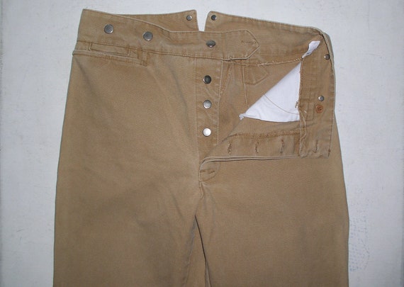 W 34 L 35 Vintage Scully Old West Frontier Canvas Pants Button